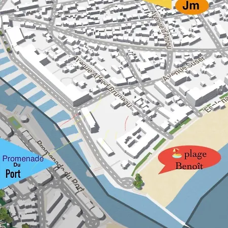 3tres Beau Logement, Idealement Situe , Plages, Port & Velo A Disp Apartmán *