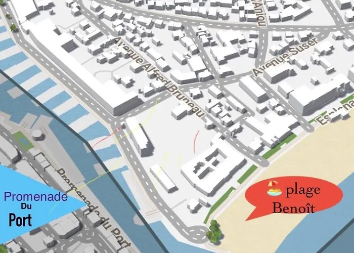 3tres Beau Logement, Idealement Situe , Plages, Port & Velo A Disp Apartment *